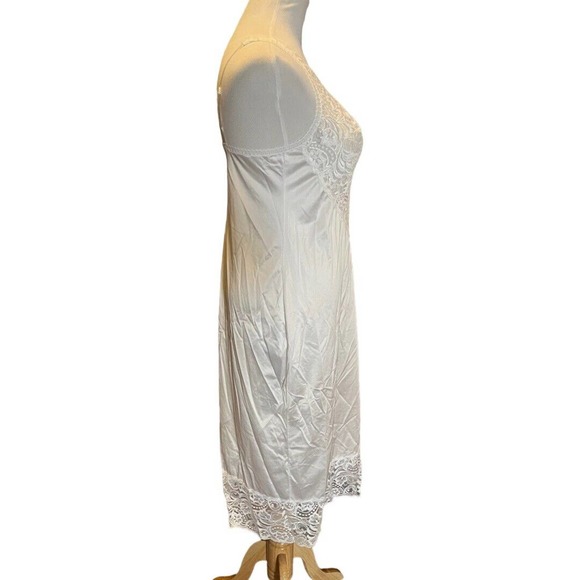 Vanity Fair Vintage White Lace Slip Dress Small 36 - Picture 2 of 6